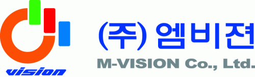 (주)엠비젼의 기업로고