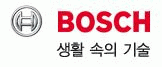로보트보쉬의 계열사 (주)보쉬전장의 로고