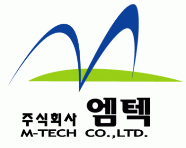 (주)엠텍의 기업로고