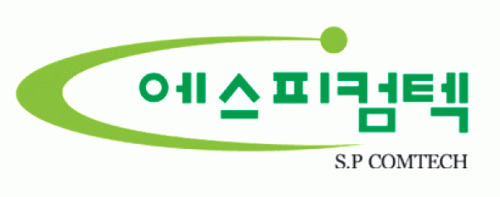 (주)에스피컴텍의 기업로고