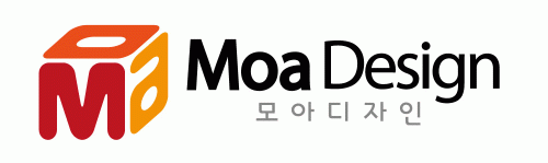 모아디자인(주)의 기업로고