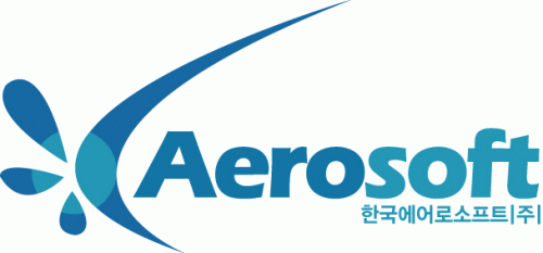 한국에어로소프트(주)의 기업로고