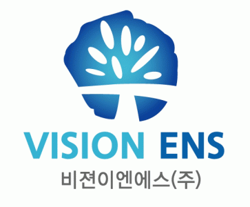 비젼이엔에스(주)의 기업로고