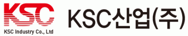 광스틸의 계열사 케이에스씨산업(주)의 로고