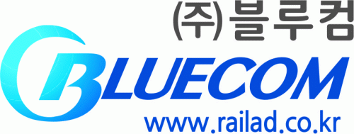 (주)블루컴의 기업로고