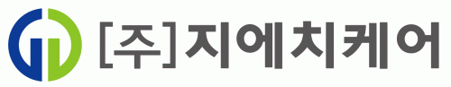 (주)지에치케어의 기업로고