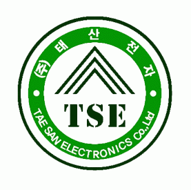 (주)태산전자의 기업로고