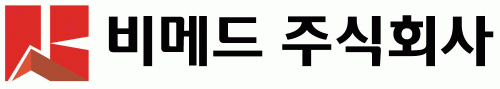 비메드(주)의 기업로고