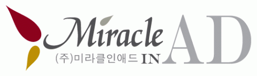 (주)미라클인애드의 기업로고