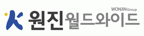 경동원의 계열사 (주)원진월드와이드의 로고