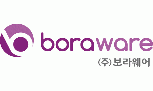 (주)보라웨어의 기업로고
