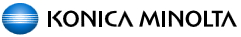 킨코스코리아의 계열사 코니카미놀타프로프린트솔루션스코리아(주)의 로고