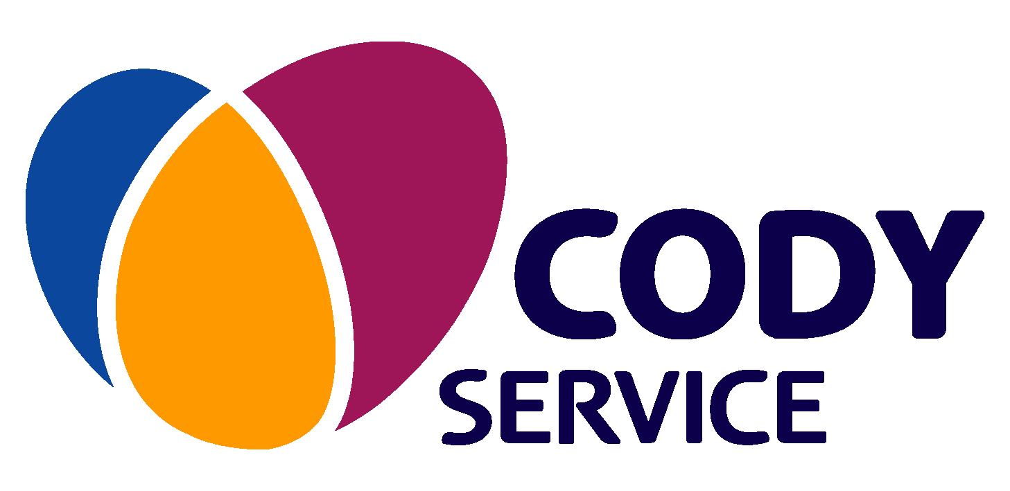 크라운해태홀딩스의 계열사 (주)코디서비스코리아의 로고