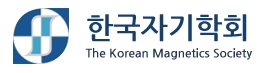 (사)한국자기학회의 기업로고