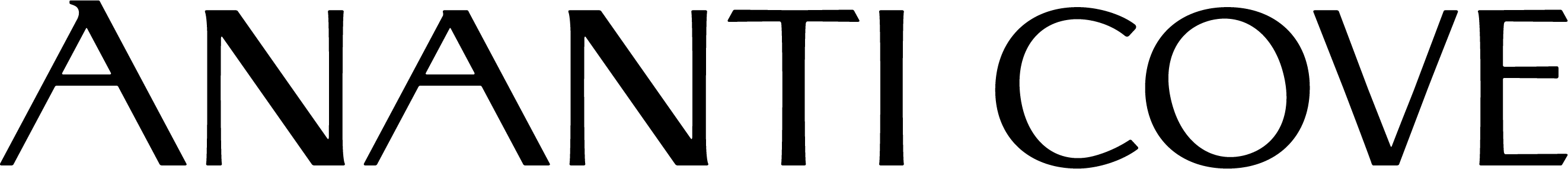 아난티의 계열사 (주)아난티코브의 로고