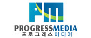 (주)프로그레스미디어의 기업로고