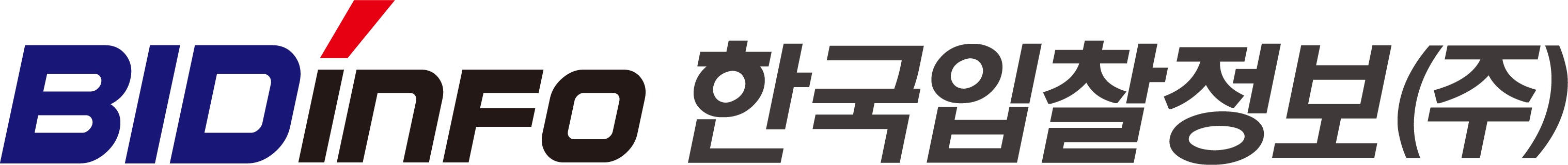 한국입찰정보(주)의 기업로고