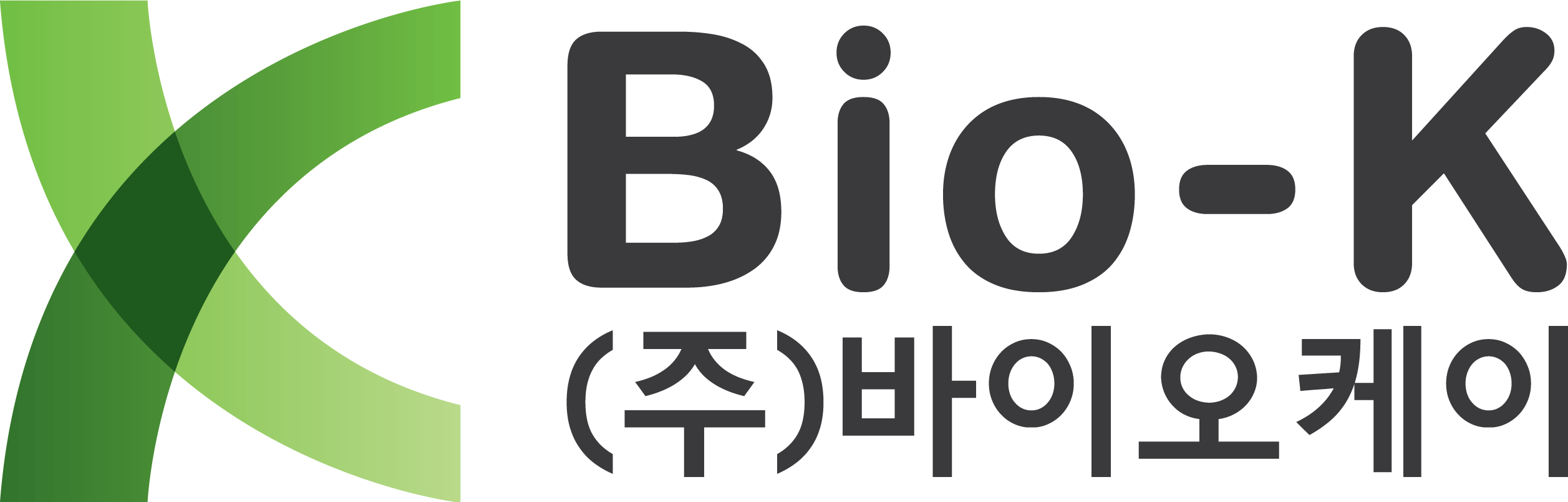 (주)바이오케이의 기업로고