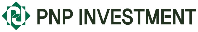 뉴파워프라즈마의 계열사 (주)피앤피인베스트먼트의 로고
