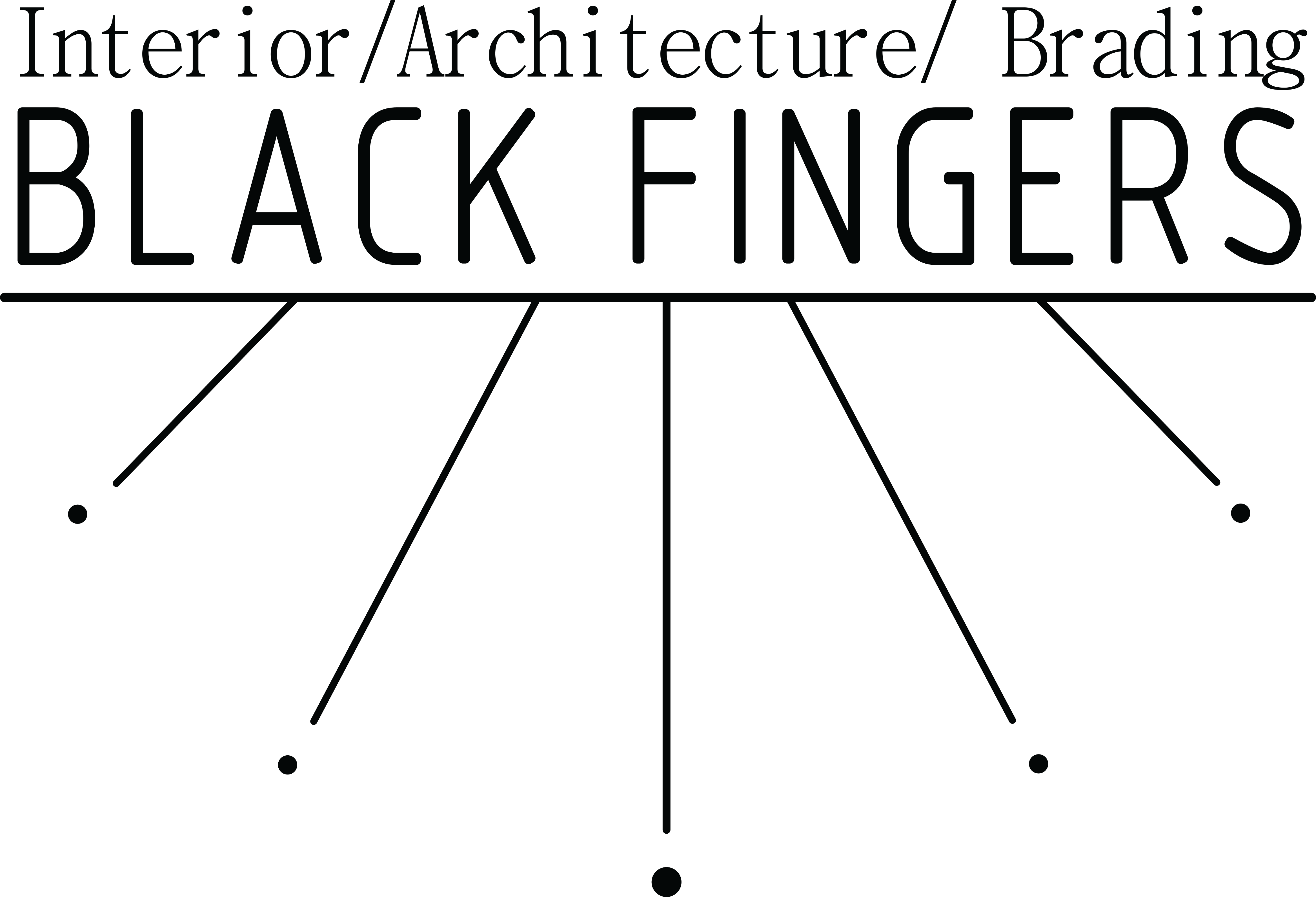 블랙핑거스디자인의 기업로고