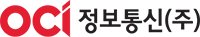 오씨아이의 계열사 오씨아이정보통신(주)의 로고
