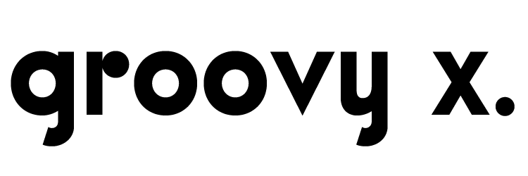 지투지인터내셔날의 계열사 (주)그루비엑스의 로고