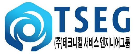 (주)테크니컬서비스엔지니어그룹의 기업로고