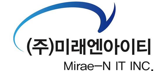 (주)미래엔아이티의 기업로고