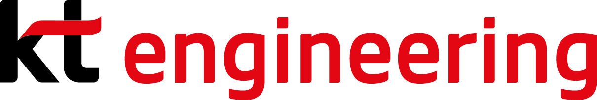 케이티의 계열사 (주)케이티엔지니어링의 로고