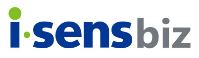 아이센스의 계열사 (주)아이센스비즈의 로고