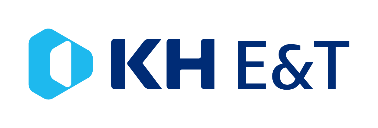 KH의 계열사 케이에이치이엔티(주)의 로고