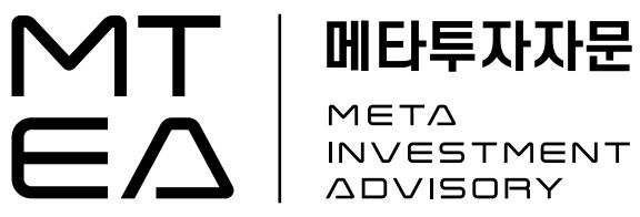 더플랜코퍼레이션의 계열사 (주)메타투자자문의 로고
