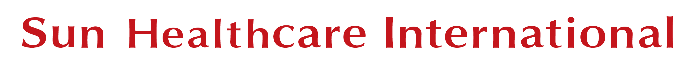 다올투자증권의 계열사 선헬스케어인터내셔널(주)의 로고