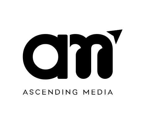 어쎈딩미디어(Ascending media Inc.)의 기업로고
