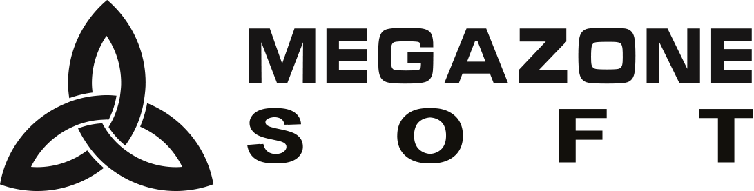 메가존의 계열사 메가존소프트(주)의 로고