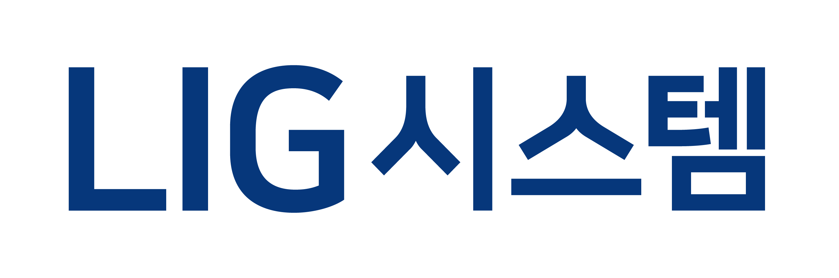 엘아이지의 계열사 (주)엘아이지시스템의 로고