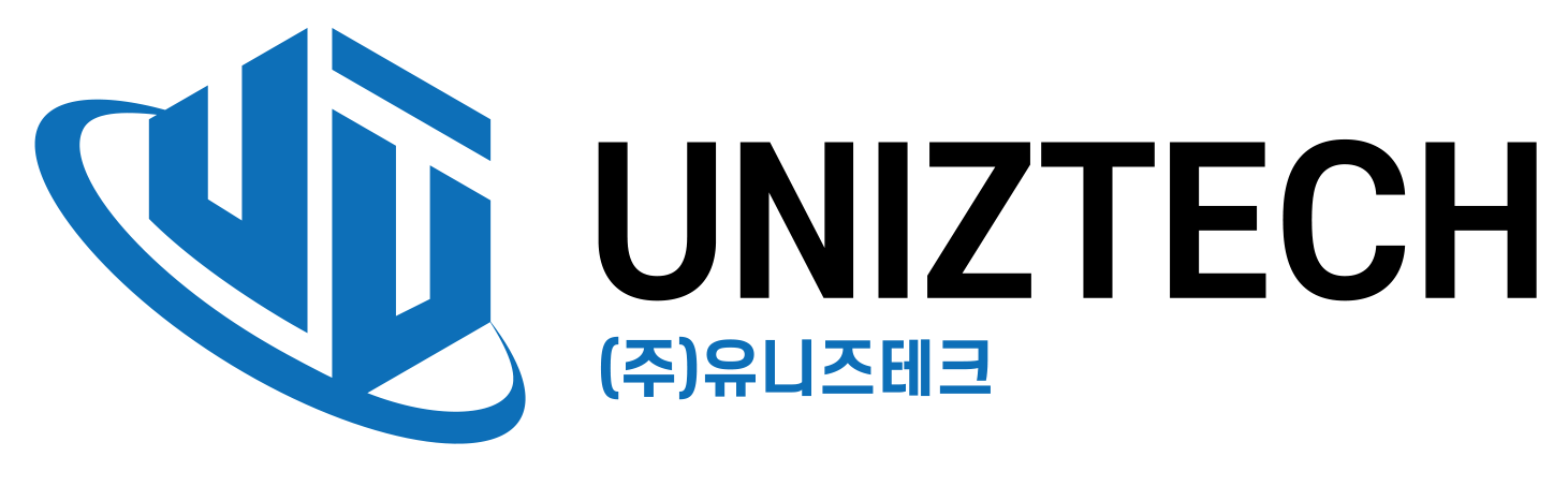 (주)유니즈테크의 기업로고