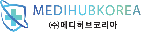 (주)메디허브코리아의 기업로고