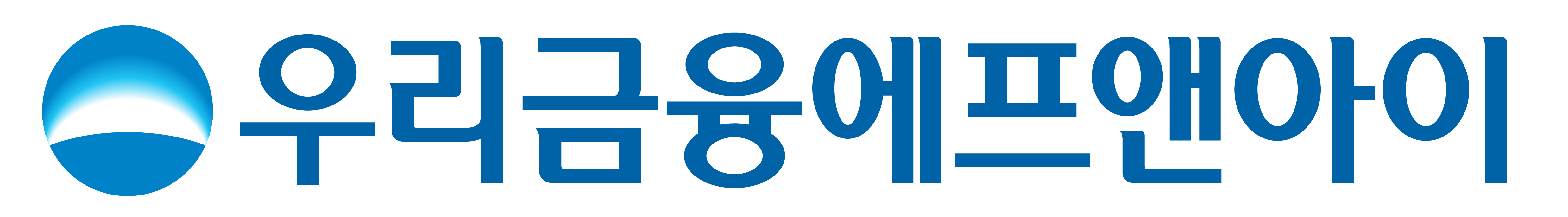 우리금융의 계열사 우리금융에프앤아이(주)의 로고