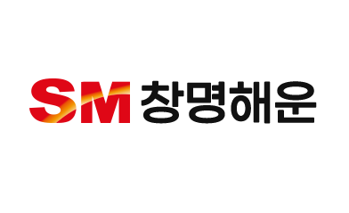 SM의 계열사 창명해운(주)의 로고