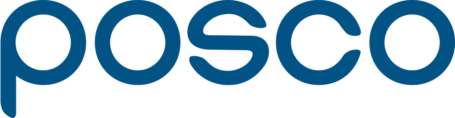 포스코의 계열사 (주)포스코의 로고
