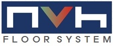 엔브이에이치코리아의 계열사 엔브이에이치플로어시스템(주)의 로고