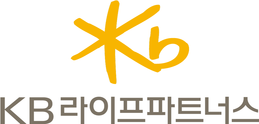 KB금융의 계열사 케이비라이프파트너스(주)의 로고