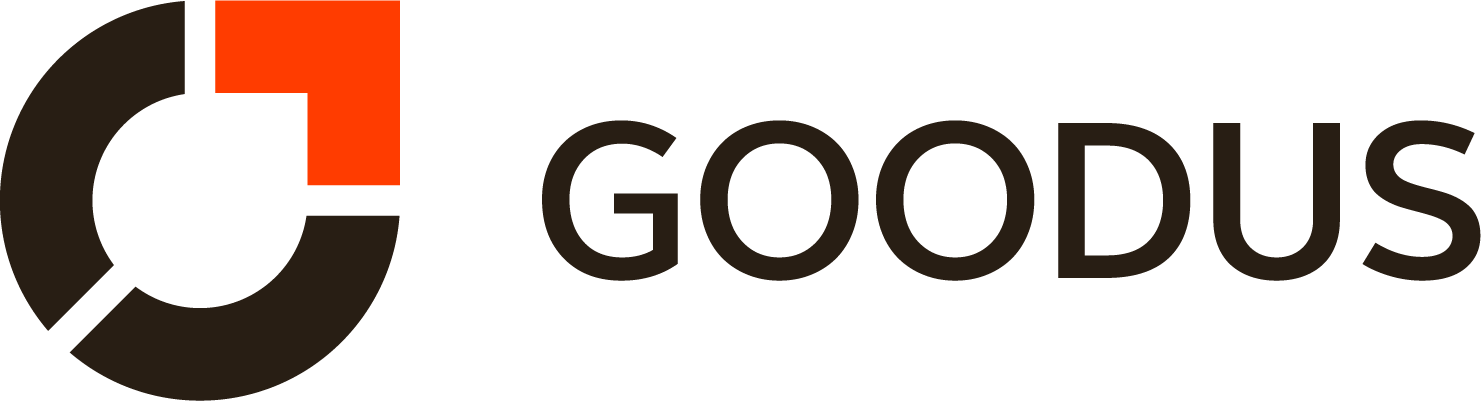 에스넷시스템의 계열사 굿어스(주)의 로고