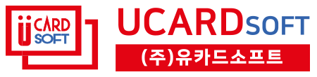 (주)유카드소프트의 기업로고