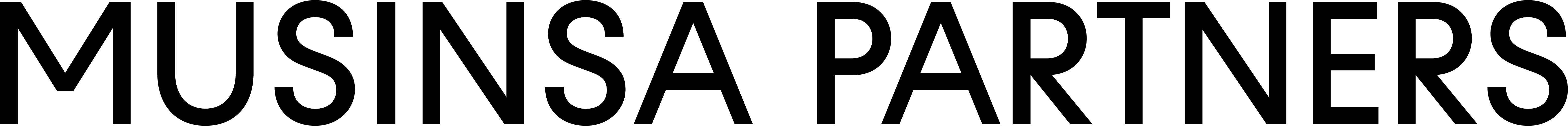 무신사의 계열사 (주)무신사파트너스의 로고