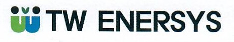 우원기술의 계열사 (주)티더블유에너시스의 로고