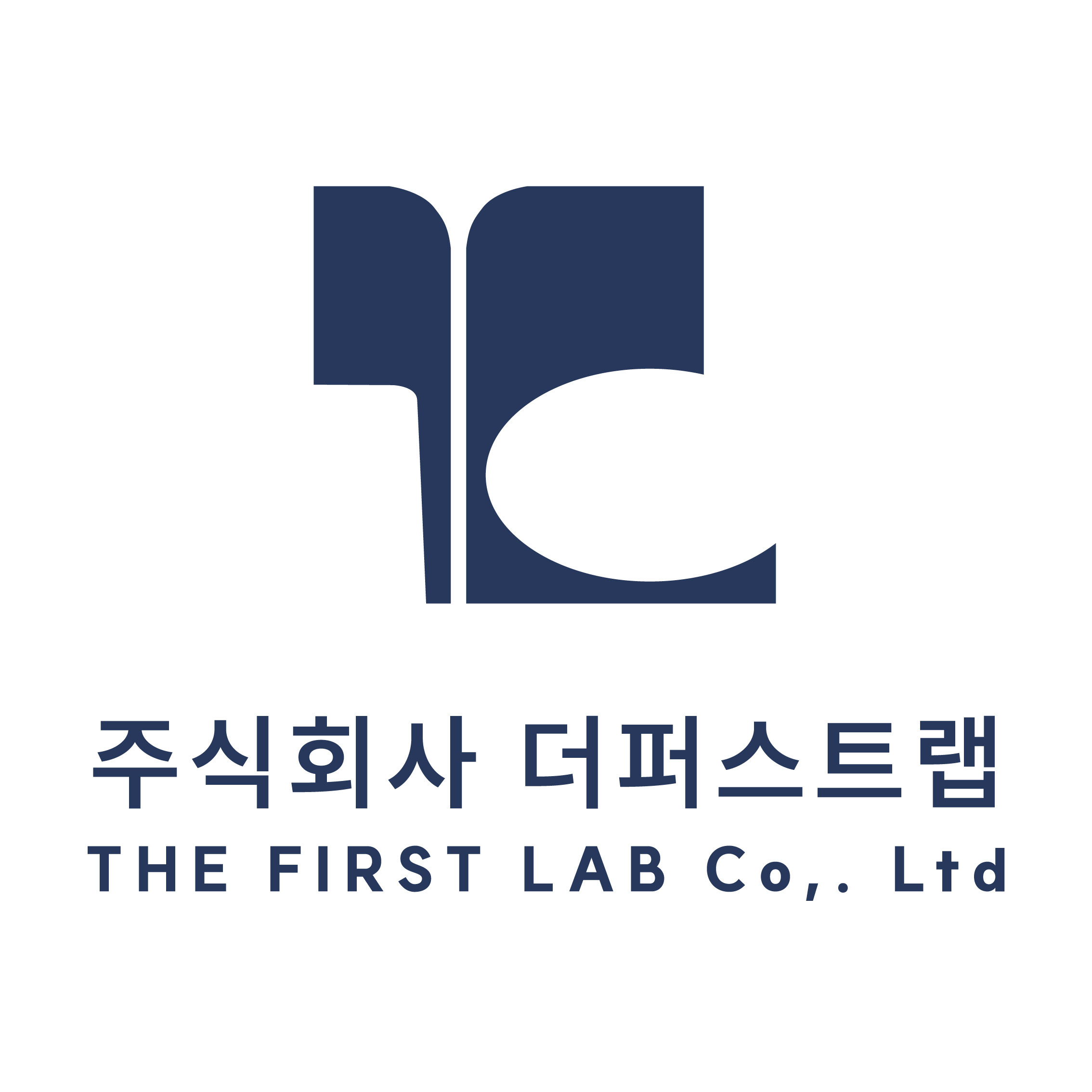 (주)더퍼스트랩의 기업로고