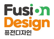 퓨전디자인의 기업로고