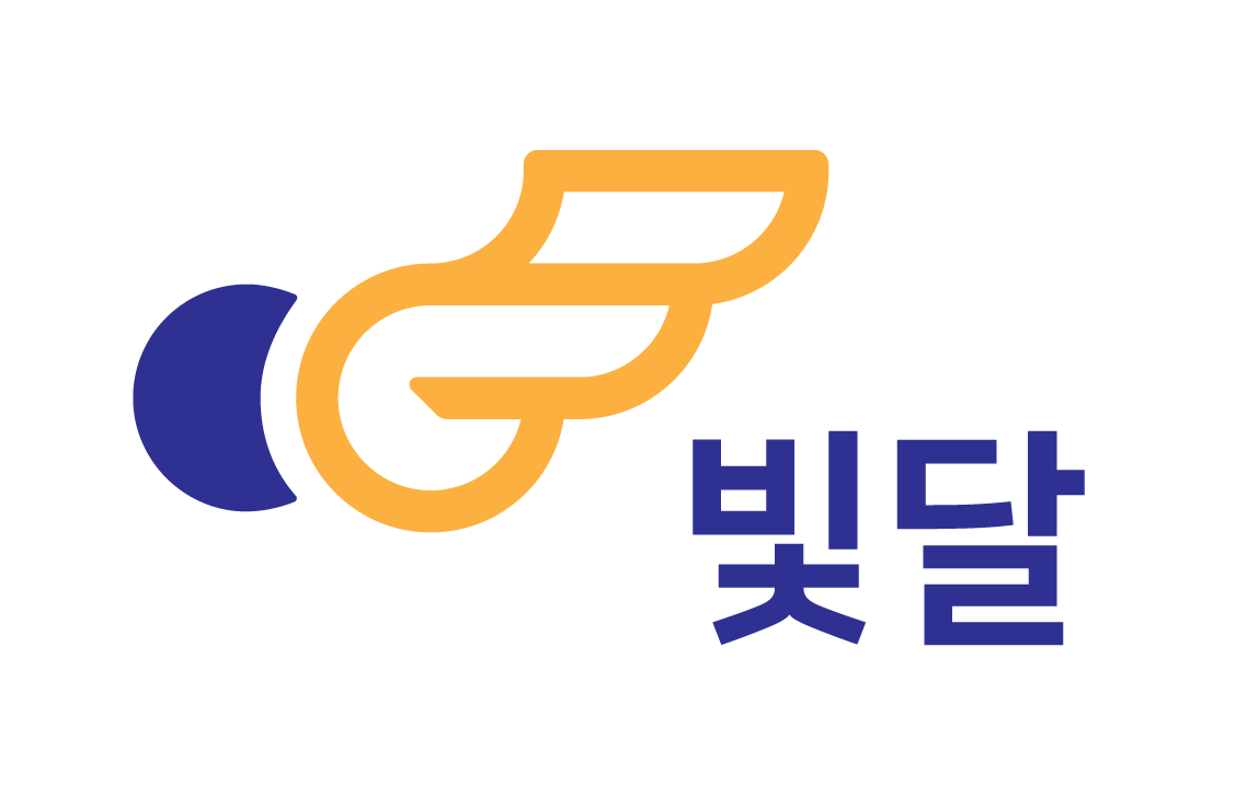 (주)빛달의 기업로고